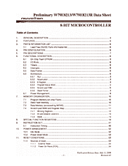 DataSheet W79E8213R pdf